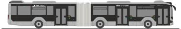 Rietze 75892 - Spur H0 MAN Lion´s City 18 ´18 G HAVAG Halle/Saale