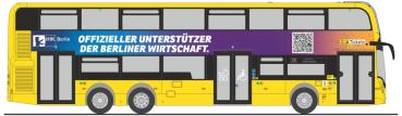 Rietze 78036 - Spur H0 Alexander Dennis Enviro500 BVG-IHK Berlin
