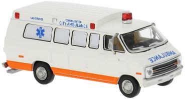 Brekina 18306 - pur HO Dodge B200 Moviecar nach "Fleisch"