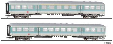 Tillig 01126 - Spur TT 2er Set Reisezugwagen, ABn 703 und Bn 719, DBAG, Ep.V