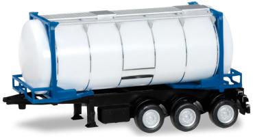 Herpa 076678-003 - Spur H0  26ft. Containerauflieger 3achs mit Swap-Container