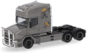 Herpa 319423-003 - Spur H0  Scania Hauber 04 Topline Zugmaschine 3achs, nardograu