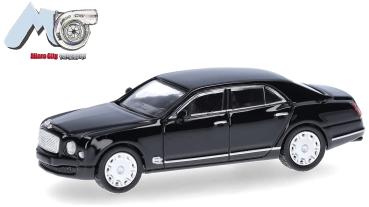 Herpa 87MC000148 - Spur H0 MicroCity: Bentley Mulsanne, grau