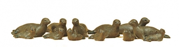 Preiser 20395 HO Seehunde, Set mit 12 Figuren