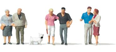 Preiser 79209 - Spur N Paare mit Hund
