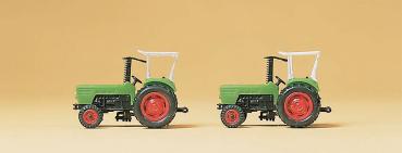 Preiser 79506 - Spur N Ackerschlepper Deutz D 6206, 2 Stück