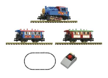 Fleischmann 5160007 - Spur N Weihnachtszug Dampflok mit BR 80