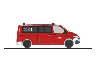Rietze 53970 - Spur HO Volkswagen T6.1 BASF Werkfeuerwehr Münster