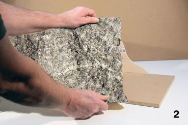 Heki 3516 - Knitterfelsfolie Granitgestein  80x60cm