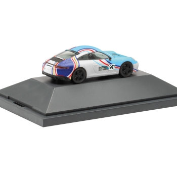 Herpa 102193 - Porsche 911 Carrera 4 "Signal Wrapping Edition 2023 / Rothini" - PC