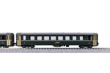 Kato/Lemke 5277 Spur N Personenwagen, 2.Kl. (B2371) RhB, Ep.IV, grün