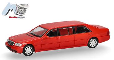 Herpa 87MC000104 - Spur HO Mercedes-Benz S600 Pullmann, rot
