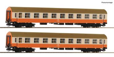 Roco 6280017 - Spur TT 2-tlg. Set 2: Reisezugwagen 2. Klasse, DR