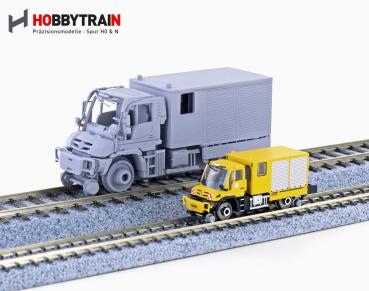 Hobbytrain H32303 - Spur N Zweiwege Unimog U423 Feuerwehr, Ep.VI, DC/DCC