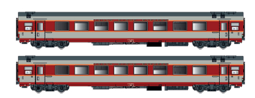 LS Models 40079DC - Spur HO 2er Set GC Personenwagen A8u SNCF, Ep.IV, Etendard