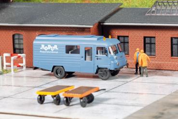 Auhagen 66060 - Spur TT Robur LD 3000 Halbbus Robur-Service, Bausatz