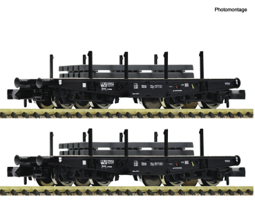 Fleischmann 6660134 - Spur N 2-tlg. Set: Schwerlast-Flachwagen, ÖBB