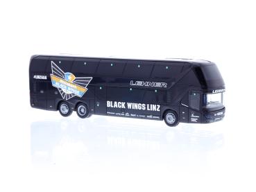 Rietze 69061 - Spur HO Neoplan Skyliner´ 11 Black Wings Linz (AT)