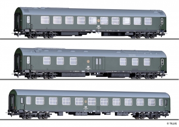 Tillig 70048 - 3er Set 'Regierungszug 4', DR