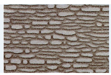 Heki 70052 - rustikale Bruchsteinmauer 28x14 cm, 2 Stück