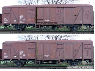 Tillig 70089 - Spur HO 2er  Güterwagenset Gbgkk der CSD