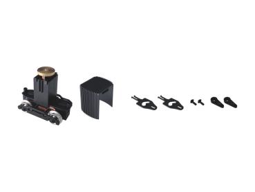 Rietze 70836 - Spur HO Jakobs-Drehgestell mit Antrieb und Faltenbalg analog H0 Achsstand 23mm