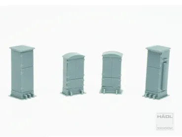 Hädl 710015 - Spur HO Blockschränke/Schaltkästen, Bausatz