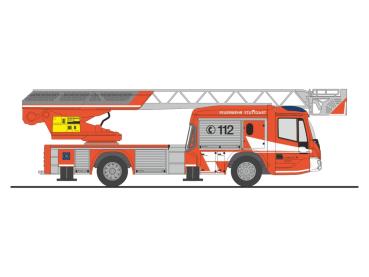 Rietze 71129 Spur HO Magirus DLK 32 n.B. BF Stuttgart