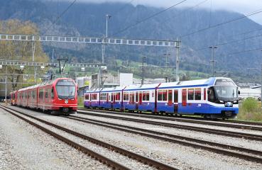 Bemo 7345115 - Spur HOm RhB ABe 4/16 3165 „Weissfluh“ VBZ-Design Sound