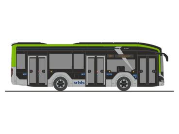 Rietze 74620 Spur HO MAN Lion's City 10 E Busland BLS (CH
