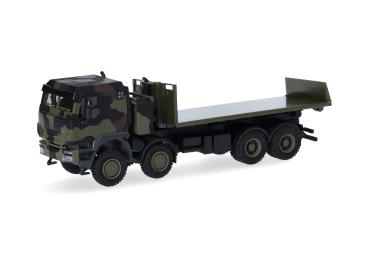 Herpa747356 - Spur HO  Iveco Trakker geschützt Wechsellader-LKW 8x8