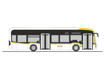 Rietze 75625 Spur HO Mercedes-Benz eCitaro Verkehrsbetriebe Schaffhausen (CH)