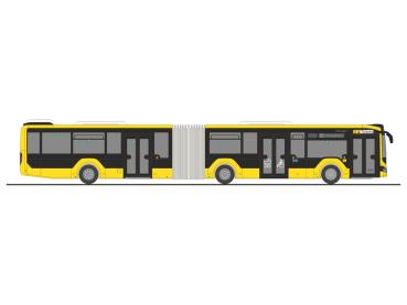 Rietze 75889 Spur HO MAN Lion´s City 18´18 BVG - Schröder Reisen