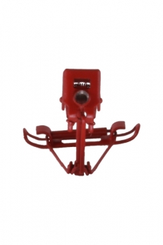 Sommerfeldt 769 N Einholmstromabn. rot lackiert, o. Isolatoren, Paar