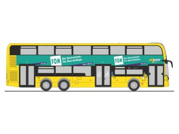 Rietze 78035 Spur HO Alexander Dennis Enviro500 BVG-FOM