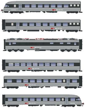 LS Models 17525S - Spur H0  Triebzug RAe TEE II Gottardo, 6-tlg. SBB, Ep.Va, AC Sound