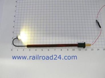 Railroad24 8053 - Spur HO 4x Holzlampe 114mm