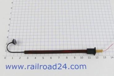 Railroad24 8053 - Spur HO 4x Holzlampe 114mm