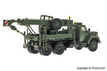 Viessmann 8061 - Spur H0 MAGIRUS DEUTZ 3-achs Bergekran mit Rundumleuchte, Militär, Basis, Funktionsmodell