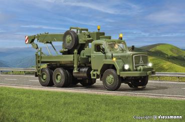 Viessmann 8065 - Spur HO MAGIRUS Feuerwehr 3-achs mit Rundumleuchte, Militär, Basis, Funktionsmodell