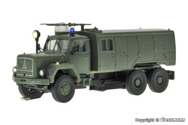 Viessmann 8065 - Spur H0 Feuerwehr MAGIRUS DEUTZ 3-achs mit Rundumleuchte, Militär, Basis, Funktionsmodell