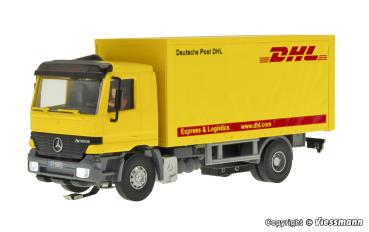 Viessmann 8118 Spur HO MB ACTROS 2-achs Kofferaufbau, DHL, Funktionsmodell