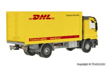 Viessmann 8118 Spur HO MB ACTROS 2-achs Kofferaufbau, DHL, Funktionsmodell
