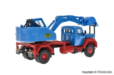 Viessmann 8135 - Spur H0 MAGIRUS DEUTZ 2-achs Eckhauber mit Baggeraufbau Basis, Funktionsmodell
