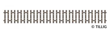 Tillig 83190 - Spur TT Flex-Schwellenband Zwangsgleis, beidseitig, 166mm