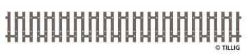 Tillig 83192 - Spur TT Flex-Schwellenband Zwangsgleis (einseitig) 166mm