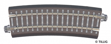 Tillig 83707 - Spur TT Geb. Bettungsgleis BR11, R310, 30'