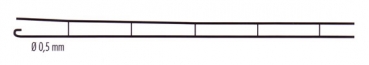 Sommerfeldt N 418 -  Fahrdraht verkupfert 0,5x300mm offen. 5 Stück