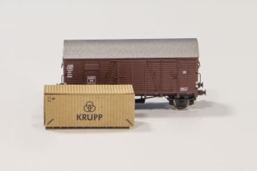 Joswood 85019 - Transportkisten Krupp mittel N, Z, TT, H0 2Stück