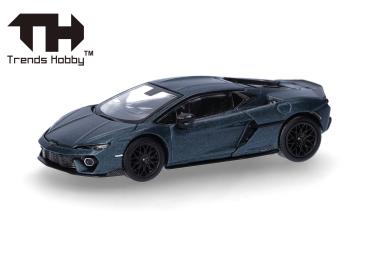 Herpa 864TH000009 -1:64 Lamborghini Temerario, mattes Blau